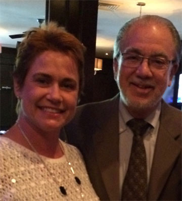 Dr. Miltenburg and Dr. Jay Narness, President of the American Society of Breast Surgeons